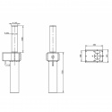 M40 Hydraulisk Pollare 800mm LED